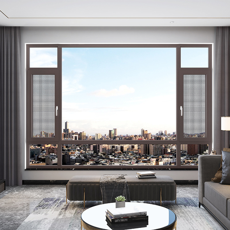 Окно из алюминиевого сплава с терморазрывом Шангуань Дун Серия 110