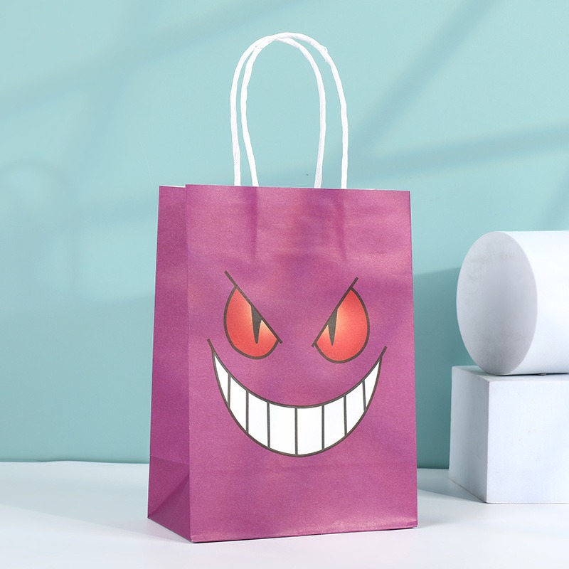 Bolsas de regalo de cumpleaños, bolsas de cartón cartón, bolsas de embalaje para llevar, bolsas de embalaje de regalo de fiesta para niños, bolsas de mano