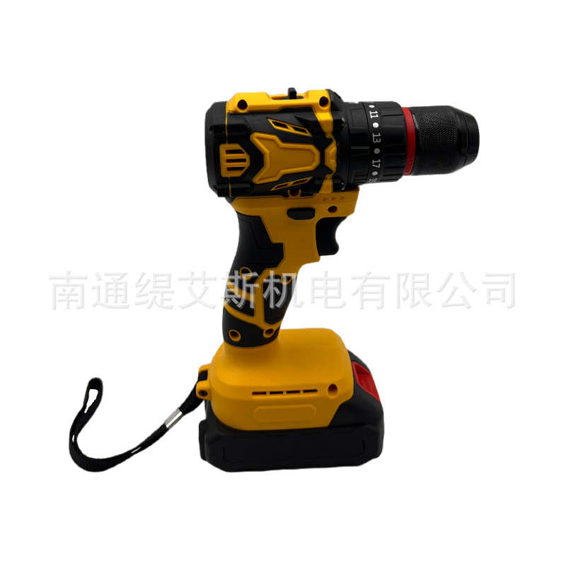 Especializado transfronterizo para taladro de mano de impacto multifuncional de gran torsión sin escobillas taladro de litio taladro de impacto doméstico destornillador eléctrico