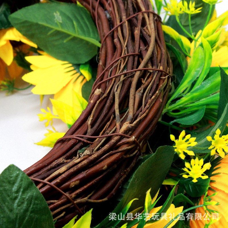 壁挂花环023 向日葵