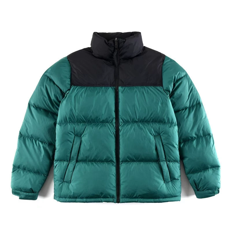 Американская версия TNF1996 Beijiamian классическая пуховая куртка для мужчин и женщин, ярко-оранжевая и белая утка пух 90 пух 700 вышивка
