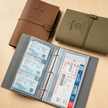 票据收集册高铁动车票机票收纳本收藏册票根旅游录演唱会门票相册