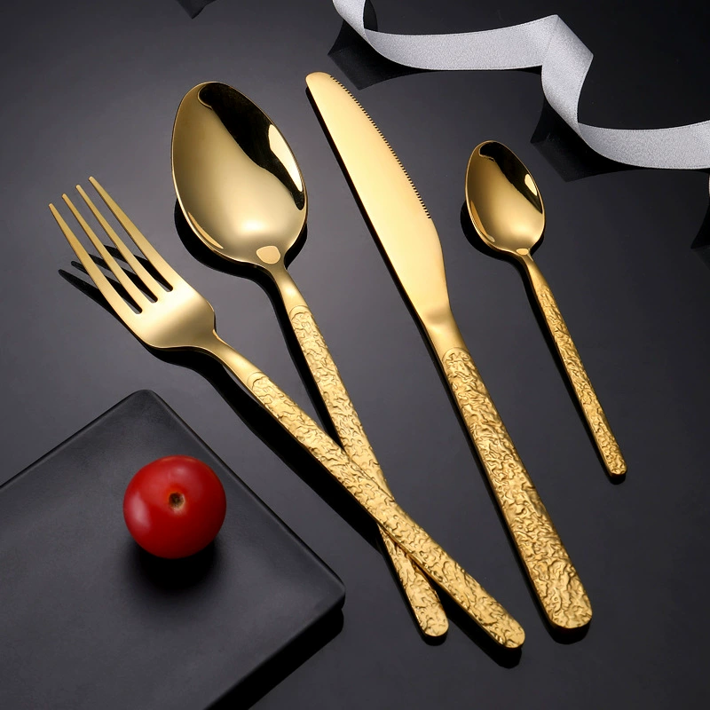 Retro tableware stainless steel, set for hotel, spoon, custom-made