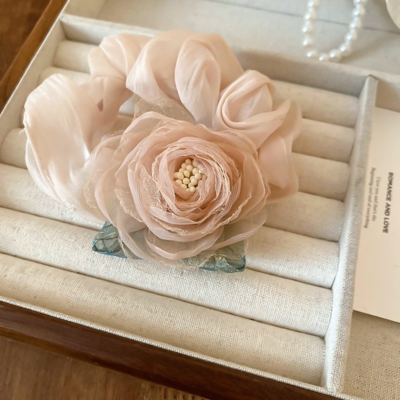29# hair tie-champagne color