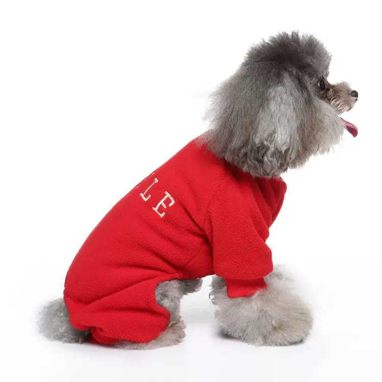 跨境热销狗狗猫咪通用宠物衣服 外出遛狗护肚子秋冬保暖宠物衣服