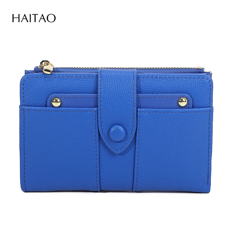 Nueva cartera de mujeres bolsas de tarjetas de color sólido2024 mujeres de alto nivel sentido transfronterizo cremallera bolsas de cambio fuente fabricante