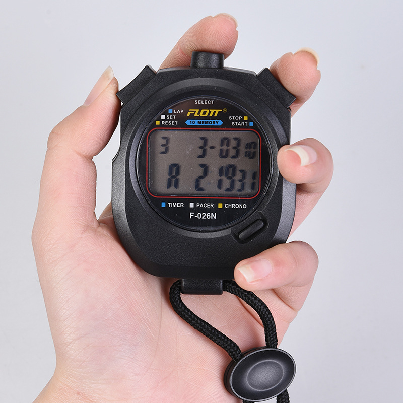 Electronic stopwatch for students for training for competitions