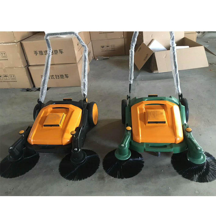 无油无电小型扫地机 手推式扫地车 公园垃圾清扫机