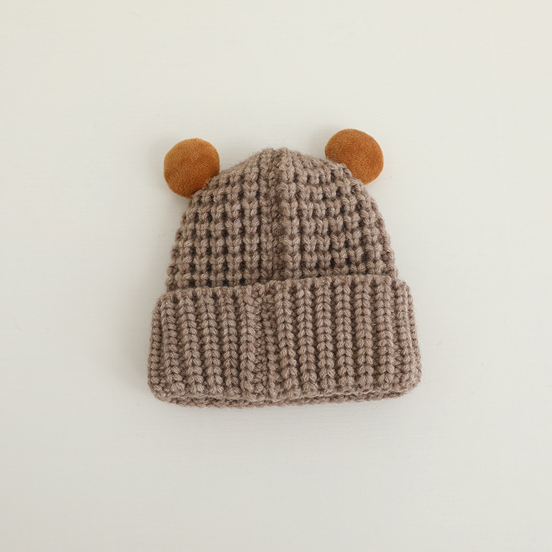 Children Unisex Sweet Simple Style Color Block Wool Cap display picture 8