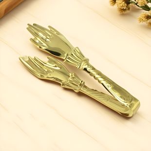 Non-Magnetic Stainless Steel Cross-Border Export Export Steak Clips Hotel Tableware Restaurant Banquet Food Food Clips New Embossed