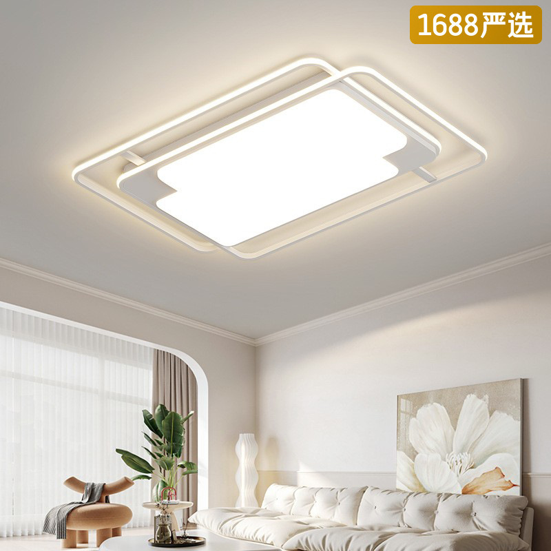 [Selección estricta] lámpara de techo de espectro completo, lámpara principal de vestíbulo doméstica de atmósfera moderna y simple, paquete de lámpara para toda la casa