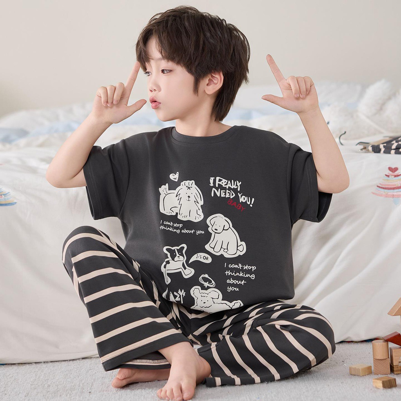 Cotton children's pijama for boys