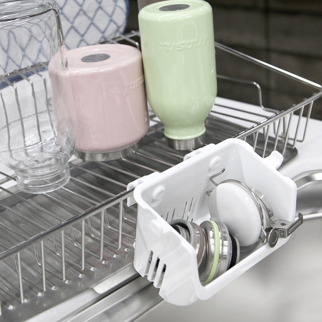 日本进口厨房浴室水槽迷你小物沥水篮杂物收纳盒储物架子可悬挂式 阿里巴巴