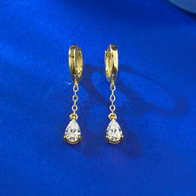 Ľ���錚 �¿�S925�y�pɫ���K4*6mm���ζ��Ů�r�К��|�����Ɍ���