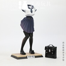 动漫美少女 皇帝的新衣 JK制服 透明女 站姿 手办 盒装二次元摆件