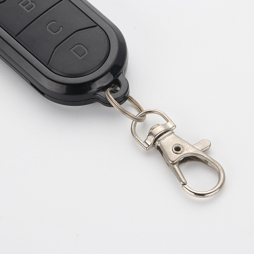 4-Button Roller Door Wireless Remote, Small Black Elliptical Electric Bike Anti-Theft Remote Key Wholesale