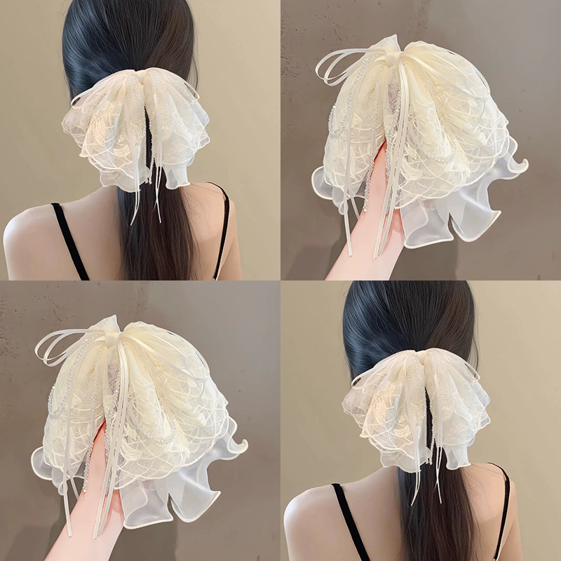 445 Зажим для хвоста с кисточкой Super Fairy Crystal