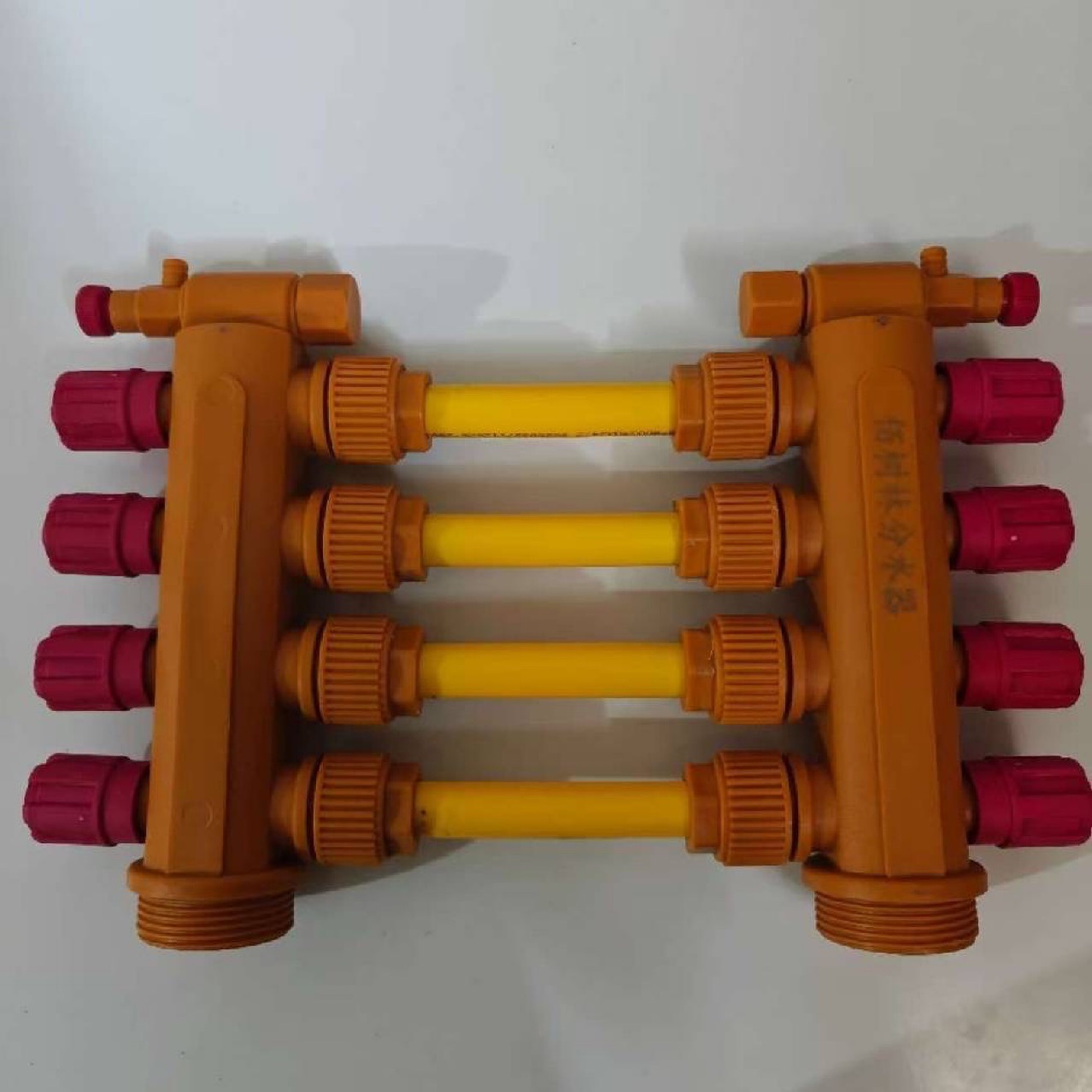 佰树林ppr分水器大流量塑料家装地暖地热大口径主杠32mm分支20mm