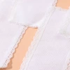 Cross stitch bookmark lace edge