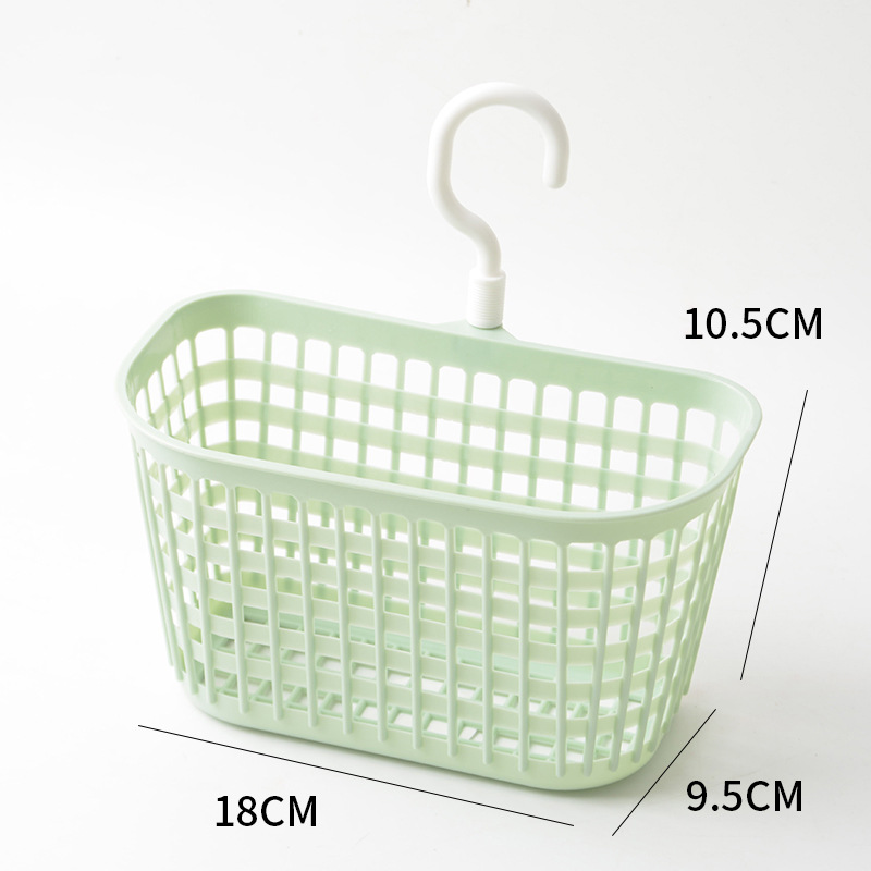 Cesta tejida cesta colgante baño pequeña cesta de noche cesta colgante de noche cesta de plástico cocina rack de almacenamiento gancho de pared