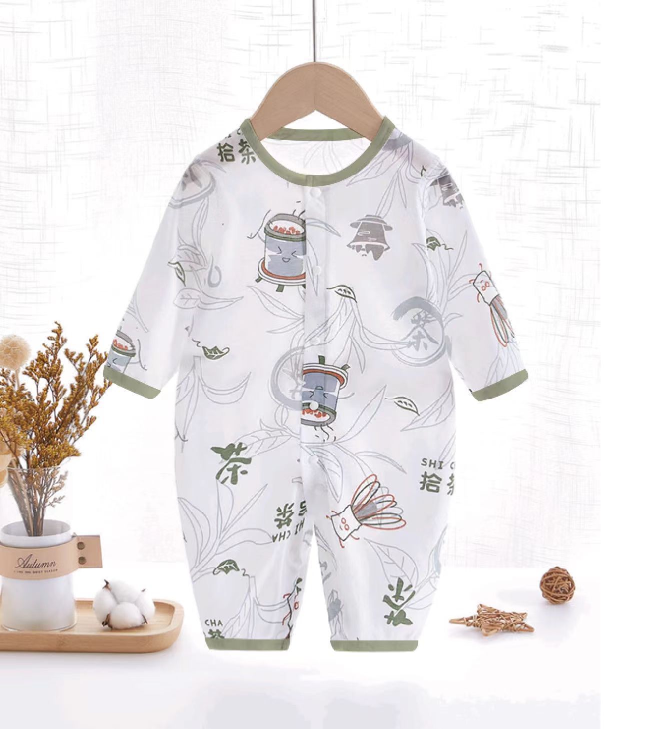 1457 kung fu tea single sided air conditioning suit