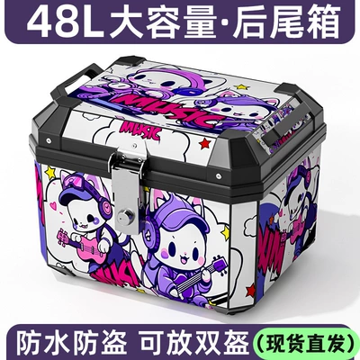 Suitable for Electric Vehicle Trunk, Large Capacity, Waterproof, Wear-Resistant, Durable, Anti-Fall, Cute and Good-Looking Storage Trunk