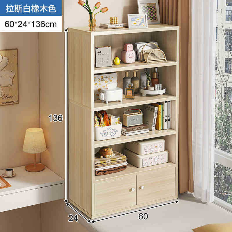 Librería pequeña en el balcón, ventana salediza, estantería, alféizar de la ventana, armario de almacenamiento, armario de almacenamiento, estante dividido de varias capas simple