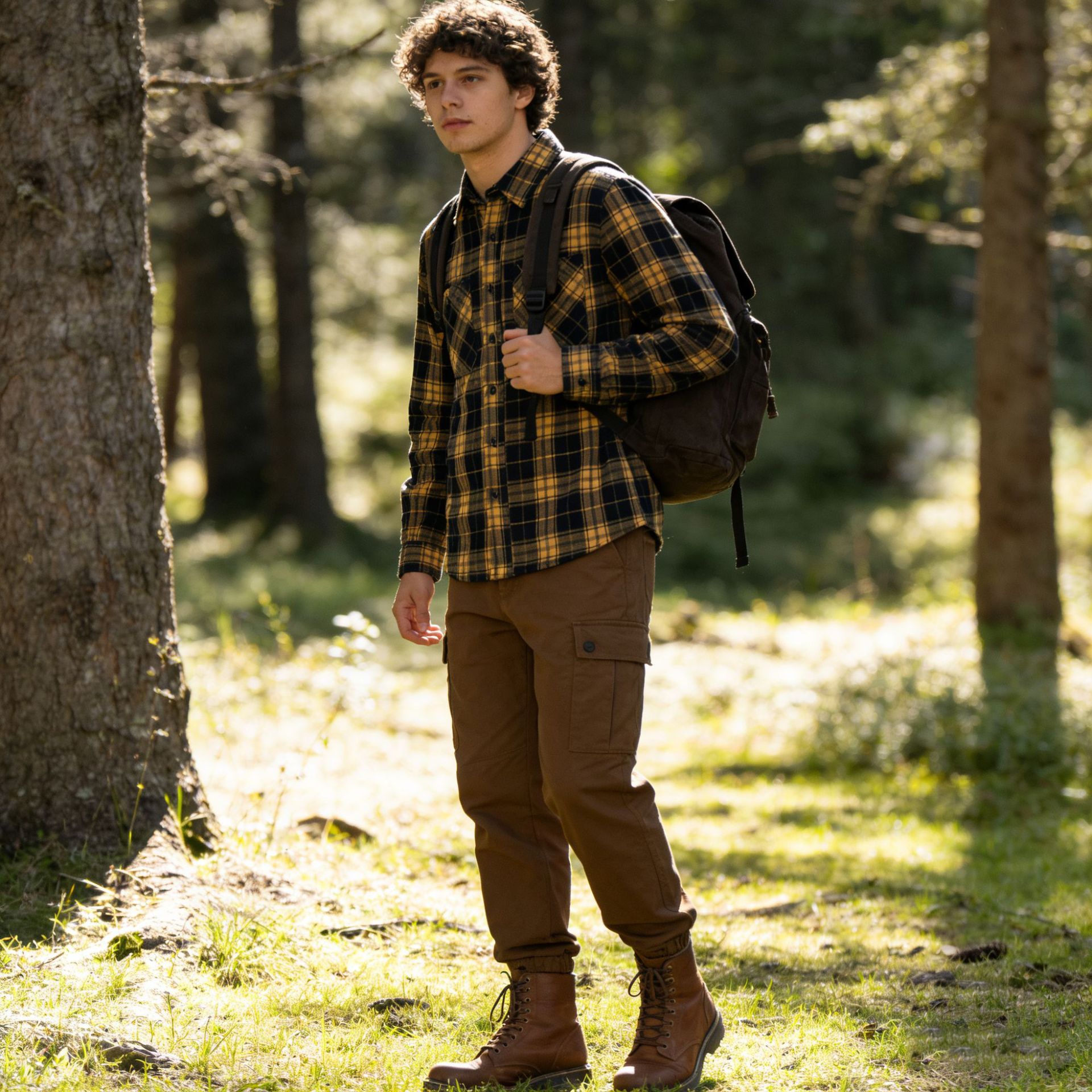 Otoño e Invierno nuevo top casual grueso camisa a cuadros ameikaji camisa de manga larga de los hombres