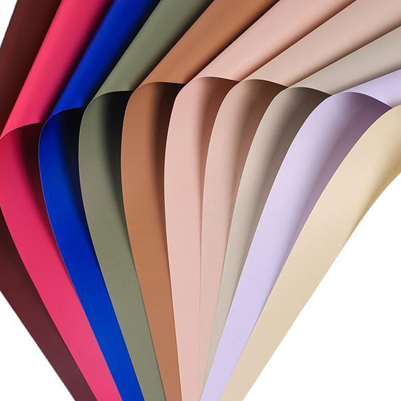 纯色简约纸鲜花包装纸网红花束包花纸材料鲜花包装纸花店花艺防水