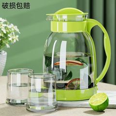 冷水壶玻璃耐热高温防爆水瓶家用大容量凉白开水杯茶壶套装凉水壶