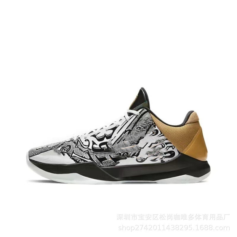 莆田科比5世代バスケットボール靴KOBE5耐摩耗エアマット実戦通気運動靴アヒル男女学生靴|undefined