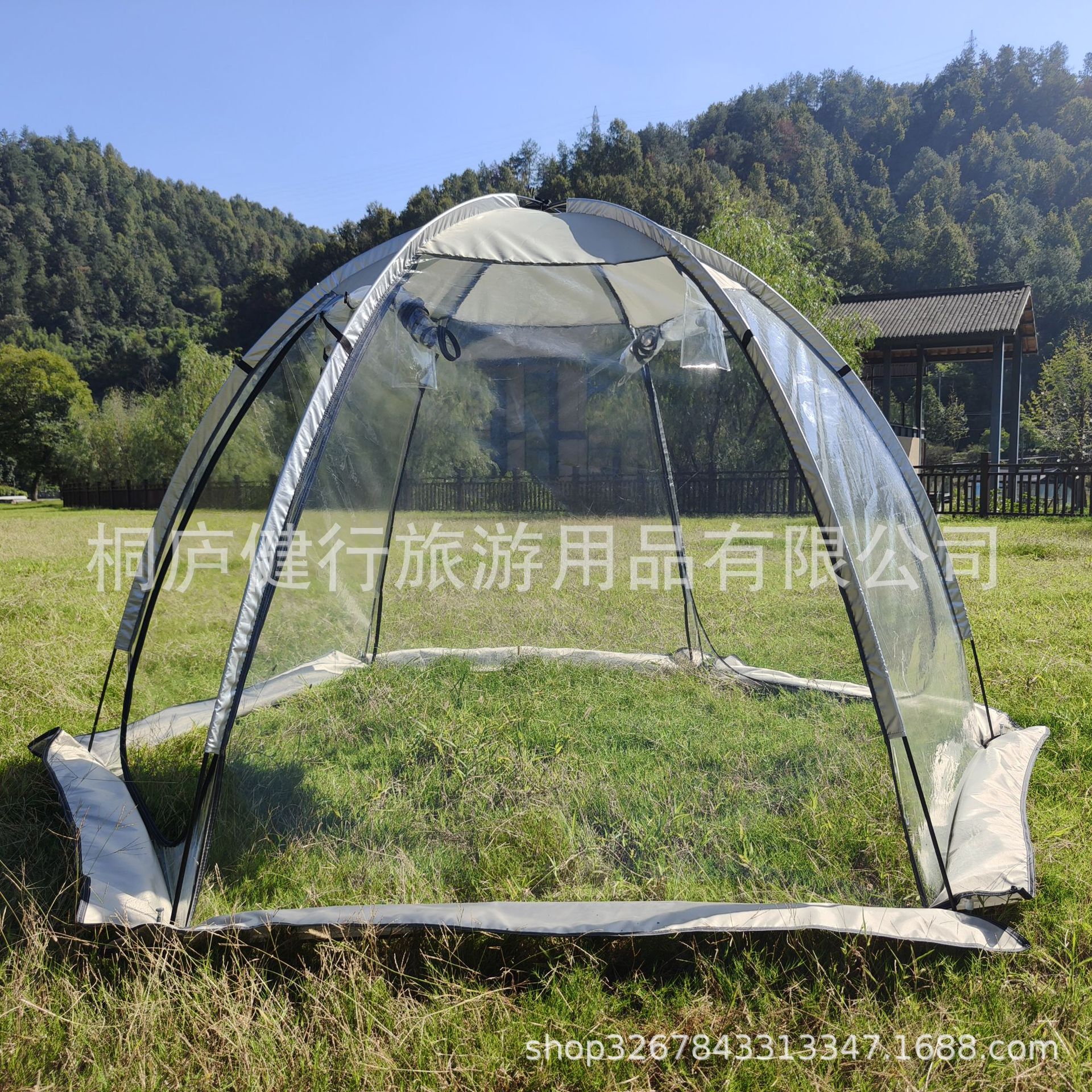 540-Degree Clear View Bubble Tent, New Year Sunbathing Tent, Transparent Tent, Warm and Cold-Proof Sun Tent