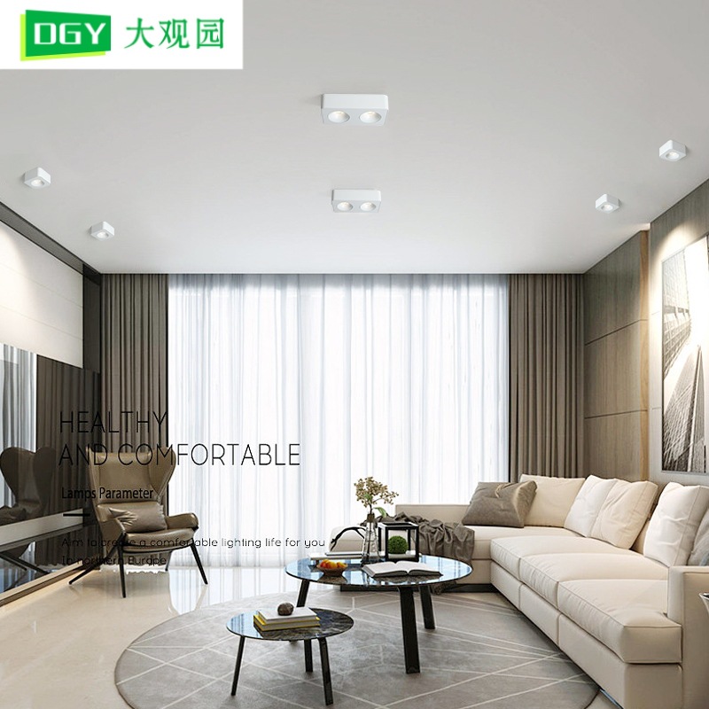 Downlight luminaria delgada iluminación de sala de estar pasillo lámpara de rejilla tienda club dormitorio sin lámpara principal lámpara zhongshan 406L