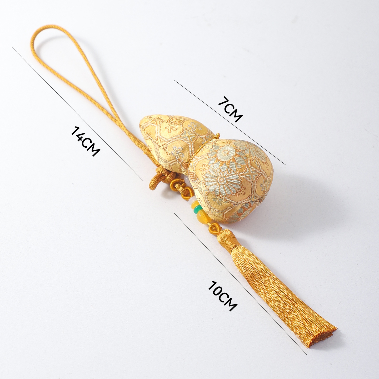 Colgante de siete colores de cordier de Año Nuevo colgante de bordilla de canciones de flores colgante DIY decoración floral