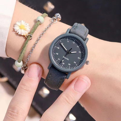Minimalist elegance ladies watch, Instagram style, for girls, middle school students, teenagers, fresh and clean, imitation ancient forest system, ancient style watch