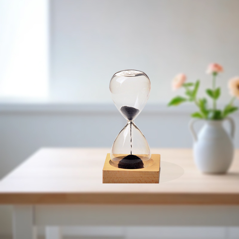 Reloj de arena magnético creativo reloj de arena imán magnético regalo de cumpleaños decoración creativa reloj de arena