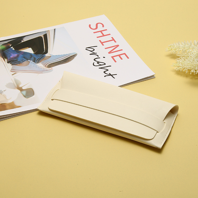 Nuevo tamaño libre al por mayor caja de gafas cassette portátil gafas de sol caso gafas suave bolsa al por mayor