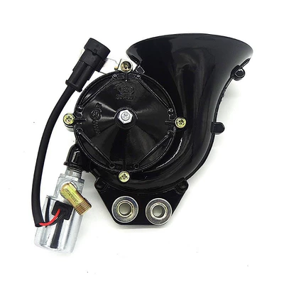 Customized Snail Air Horn 12V/24V Universal Truck Car Motorcycle Air Horn Accessories Tweeter Head (Car horn/tweeter) - snail-air-horn-ql11e-12v-c1100-6mm