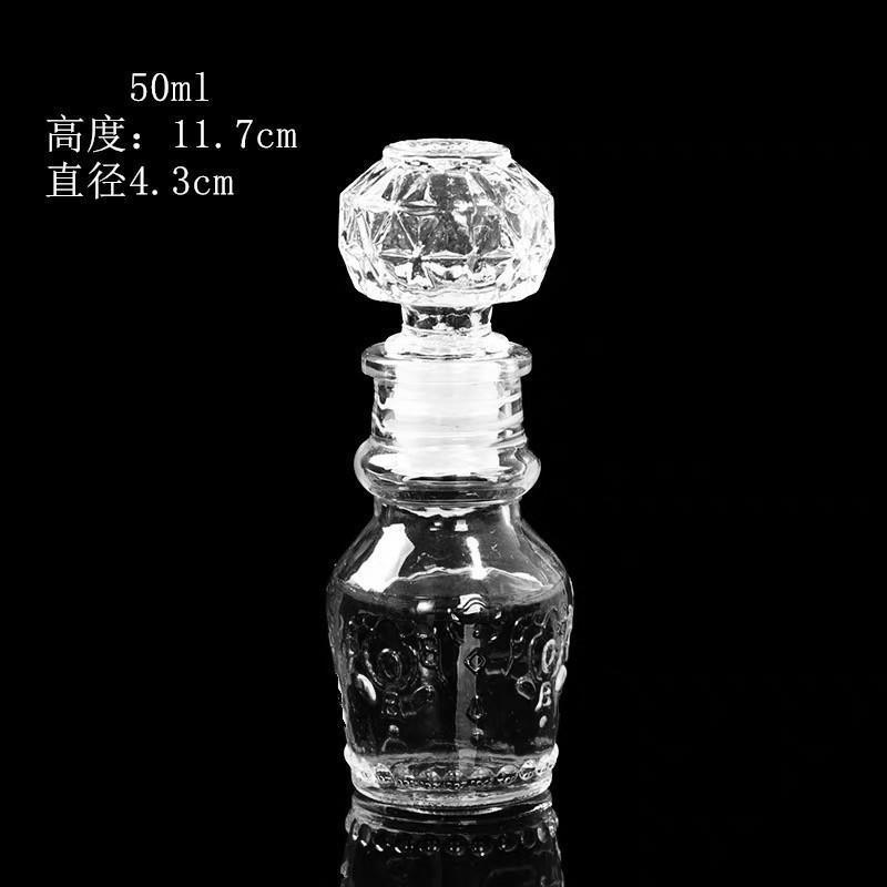 Fabricantes de vinos 50ml 1000ml botellas de prueba creativas botellas de vino rosado de diamante transparentes botellas de vino extranjero