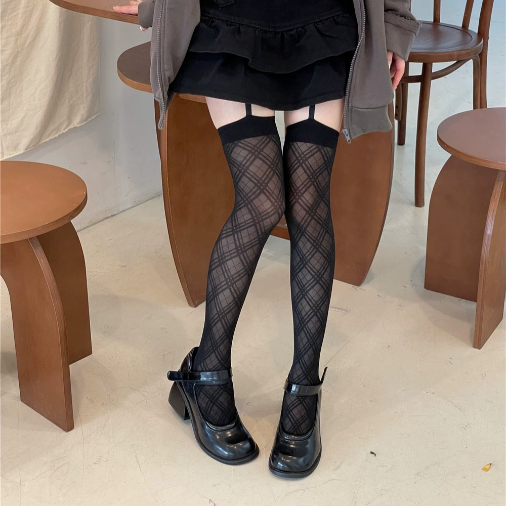 Sexy tights, black high boots, lifting effect