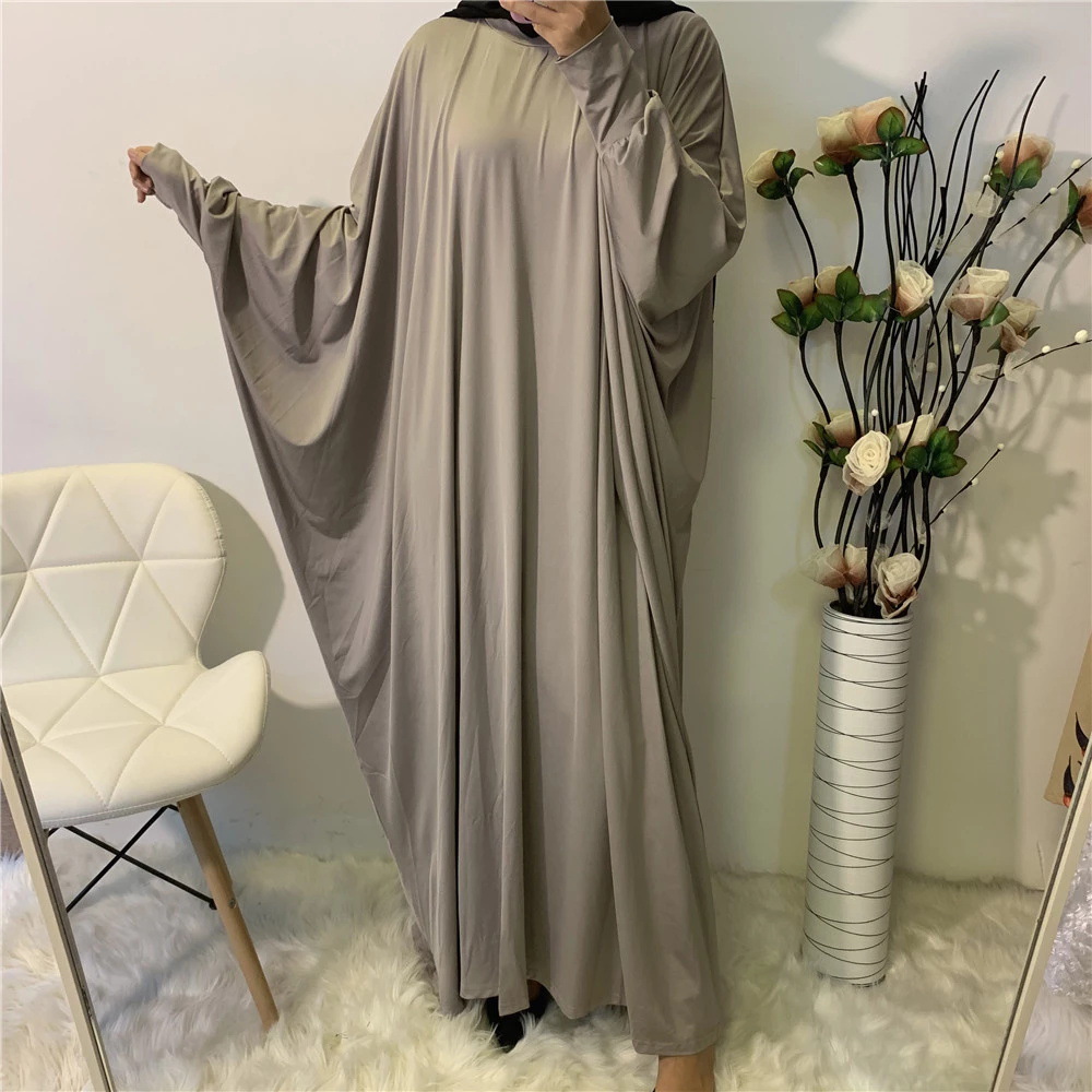 Women's Clothing Effortless Batwing Sleeve Dress, Solid Color Casual Shift Dress For Women_ecoleips.com