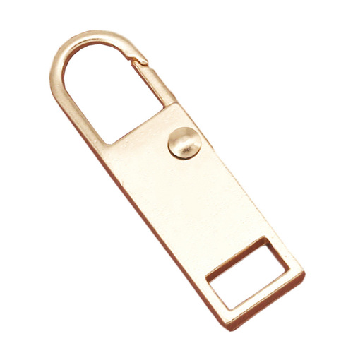 Removable spring zipper head clothing metal pull tab bag luggage zipper zipper tab accessories accessories wholesale