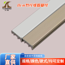 元木高密度木塑踢脚线防潮防虫pvc塑料地脚线踢脚板地板线护墙板