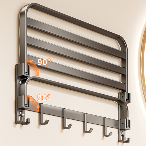 Toilet tissue holder bathroom without drilling towel rack integrated hanging kit for restroom shower room bathroom shelf