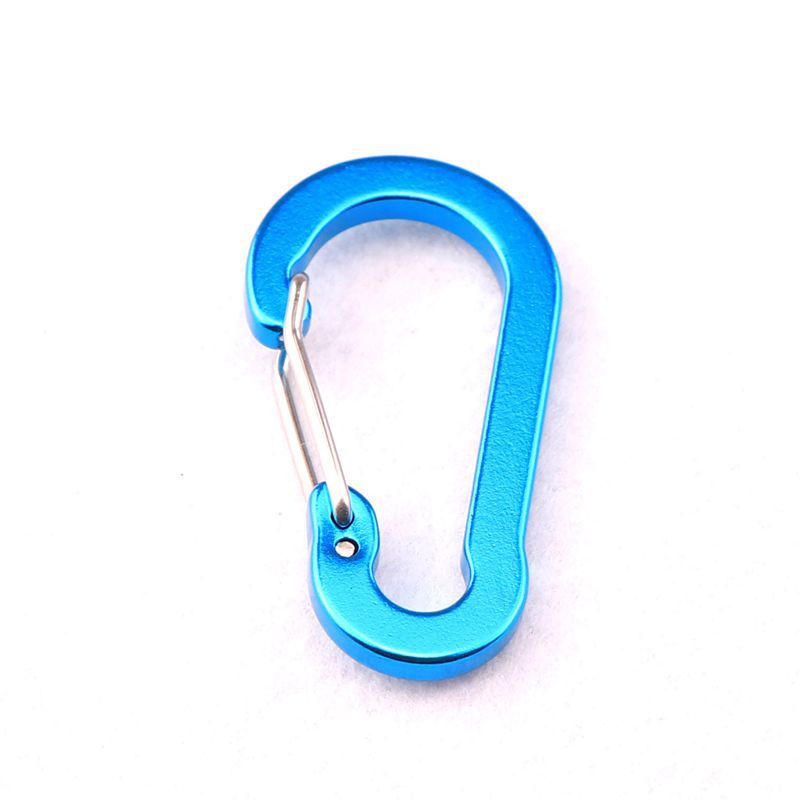 Alta calidad N ° 5 S-tipo aleación de aluminio hebilla de resorte 5 establece embalaje opp