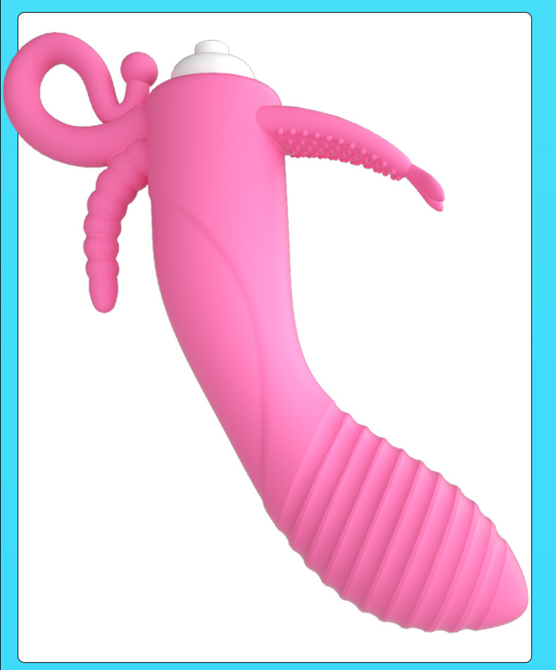 Jade Rabbit G-Spot Vibrator, Purple TPE Rabbit Massager for Women — detail image 12