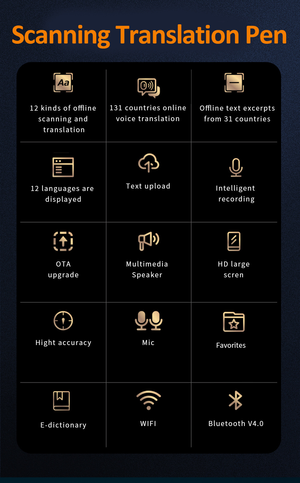 Slimme vertaalpen 134 talen draagbare stemvertaler_voghion.com