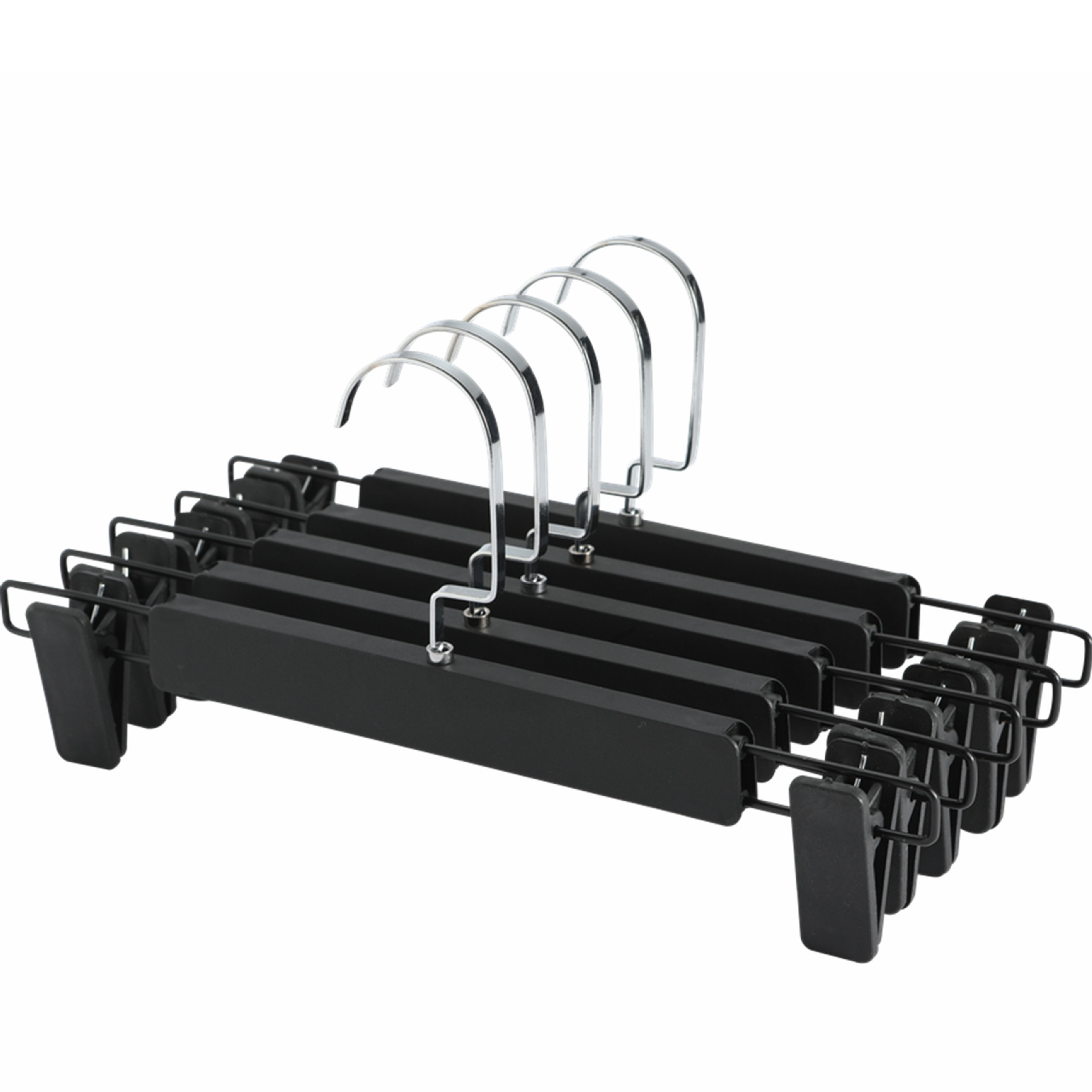 Suministro directo de fábrica pantalones de plástico para el hogar tienda de ropa para adultos sin costuras pantalones antideslizantes clip pantalones percha falda clip falda rack