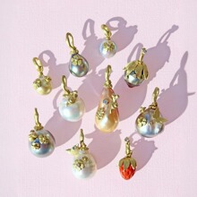 �W���羳�¿�r����������ʯ����DIY���Ͳ��L��ɫϵ��14K��ɫ