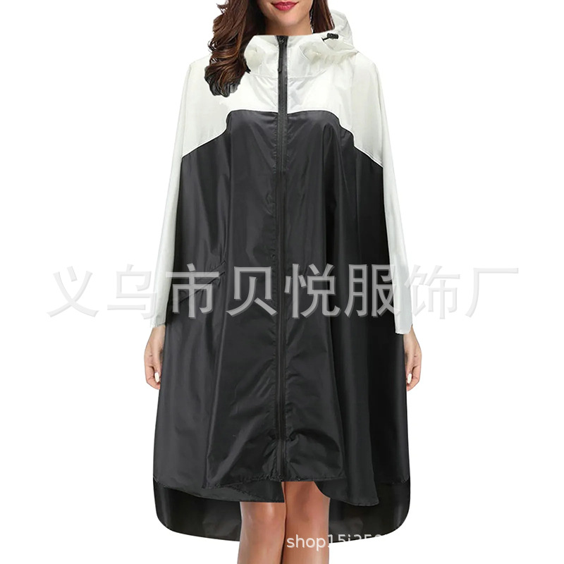 Poncho Impermeable Ligero Tipo Capa, Transpirable, para Ciclismo y Uso al Aire Libre image 19
